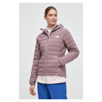 Péřová sportovní bunda The North Face Belleview růžová barva