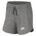 Nike NSW SHORT JERSEY G Dívčí šortky, šedá, velikost