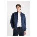 DEFACTO Slim Fit College Collar Bomber Velvet Coat