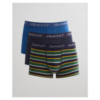 SPODNÍ PRÁDLO GANT STRIPE TRUNK 3-PACK modrá