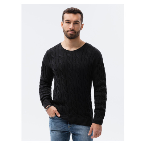 Černý pánský svetr Ombre Clothing E195