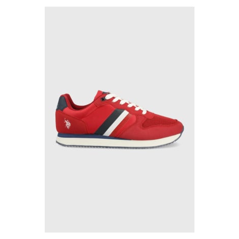 Sneakers boty U.S. Polo Assn. červená barva