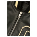 BUNDA GANT UNISEX LEATHER VARSITY JACKET BLACK