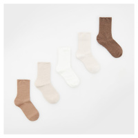 Reserved - Ponožky 5 pack - Krémová