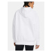 Bílá mikina Under Armour Essential Flc OS Hoodie