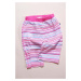 Dívčí růžové kojenecké kalhoty s úpletem Caroline