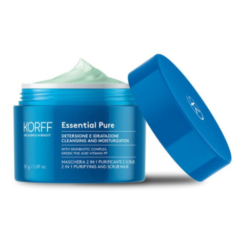 Korff Essential Pure 2 In 1 Purifying And Scrub Mask Maska Na Obličej 50 ml