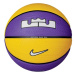 Nike PLAYGROUND 8P 2.0 L JAMES DEFLATED Basketbalový míč, fialová, velikost