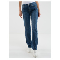 Big Star Woman's Straight Trousers Denim 190077 -313