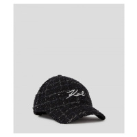 Kšiltovka karl lagerfeld k/signature boucle cap černá