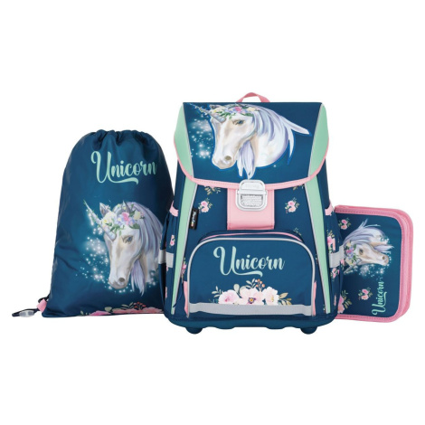 Oxybag školní set 3dílný Premium unicorn 1 Karton P+P