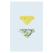 Dětské plavkové kalhotky Mayoral 2-pack žlutá barva