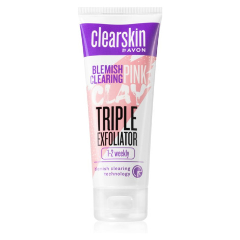 Avon Clearskin Blemish Clearing čisticí pleťový peeling proti akné 75 ml