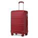 Kono cestovní kufr na kolečkách ABS - 44L - bordó