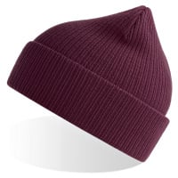 Atlantis Nelson Beanie Unisex pletená čepice AT116 Burgundy