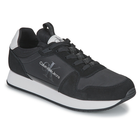 Calvin Klein Jeans RETRO RUNNER LACEUP REFL Černá