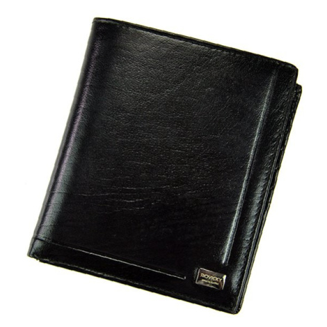Pánská kožená peněženka ROVICKY PC-106-BAR RFID černá