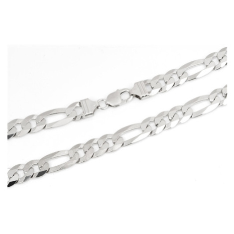 Masivní pánský stříbrný řetěz figaro 60 cm STRR0457F + dárek zdarma Ego Fashion