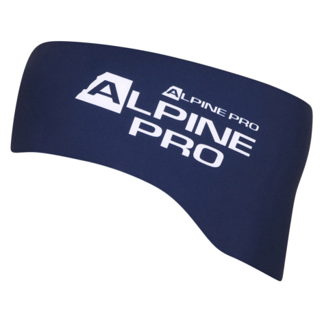 Alpine Pro Belake Unisex sportovní čelenka UOTY151 námořnická modř UNI
