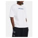 Under Armour Tričko UA Essential Flc OS SS Crew-WHT - Pánské