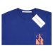 Pánské modré tričko s náprsní kapsou Calvin Klein