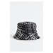 H & M - Strukturovaný klobouk bucket - černá