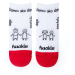 Kotníkové ponožky Úsměv jako dar Rodina bílé Fusakle