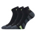 Voxx Gastm Unisex sportovní ponožky - 3 páry BM000004018000103472 černá