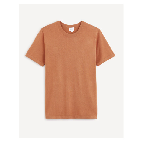 Celio Jednobarevné tričko Be1stee - Pánské