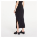 Sukně Calvin Klein Jeans Soft Ribbed Lyocell Maxi Skirt Black