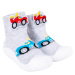 Yoclub Dětské chlapecké protiskluzové ponožky s gumovou podrážkou OBO-0140C-AA0B Grey