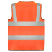 Roly Polux Unisex reflexní vesta CC9311 Fluor Orange 223