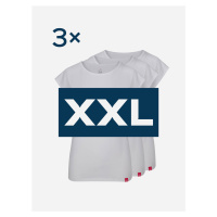 Triplepack bílých dámských triček ALTA - XXL