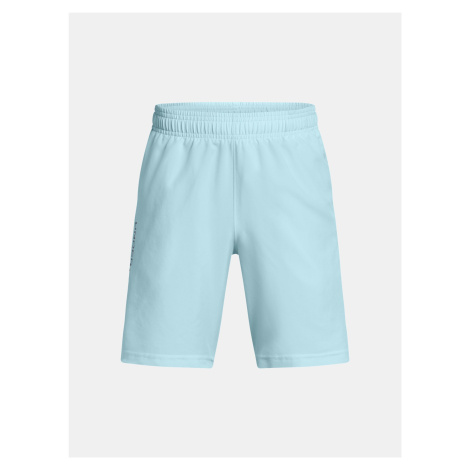 Kraťasy Under Armour Tech Woven Wordmark Short Jr Blue