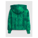 GAP Dětská mikina hoodie batika Zelená