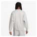 Mikina Nike Solo Swoosh Men's Fleece Crew Dk Grey Heather/ White