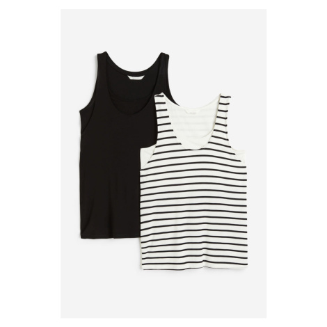 H & M - MAMA Šaty na kojení Before & After 2 kusy - černá H&M
