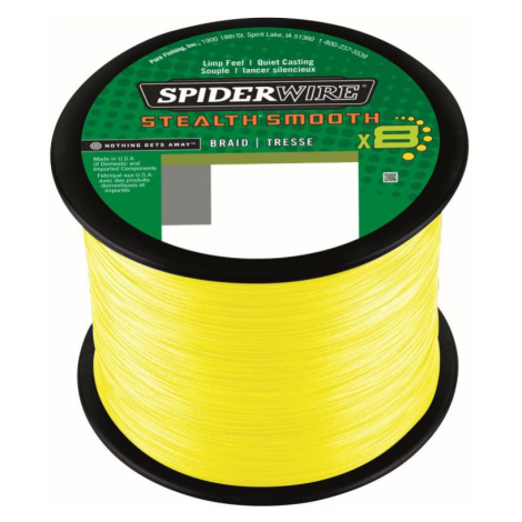 Spiderwire Pletená Šňůra Stealth Smooth 8 Žlutá 1m Nosnost: 23,6kg, Průměr: 0,23mm