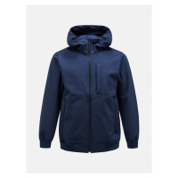 Bunda peak performance m softshell hood jacket modrá