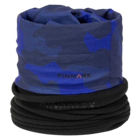 Finmark FSW-218 Multifunkční šátek s fleecem, modrá, velikost