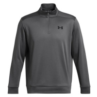 Under Armour ARMOUR FLEECE 1/4 ZIP Pánská fleecová mikina, šedá, velikost