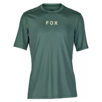 FOX Cyklistický dres s krátkým rukávem - RANGER MOTH - zelená