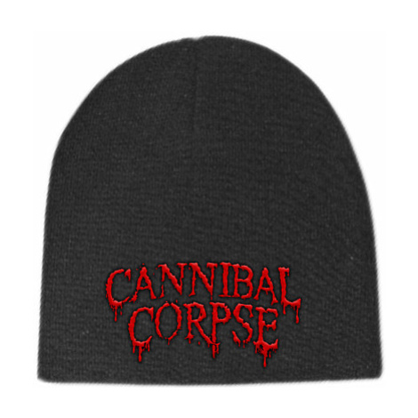 Cannibal Corpse kulich, Logo Red on Black PLASTIC HEAD