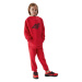 Chlapecká mikina s kapucí 4F JUNIOR SWEATSHIRT-JAW23TSWSM626-62S-RED