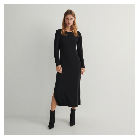 Reserved - Hladké šaty - Černý