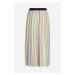 Sukně karl lagerfeld stripe pleated skirt pastel multi stripes