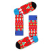 Ponožky Happy Socks All I Want For Christmas Sock červená barva