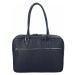 Luxusní kožená business taška Taylor, modrá