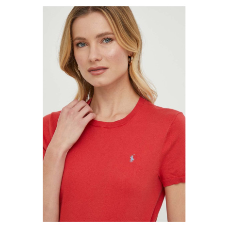 Tričko Polo Ralph Lauren červená barva, 211891673