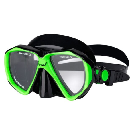 Finnsub CORAL JR Juniorská potápěčská maska, světle zelená, velikost
